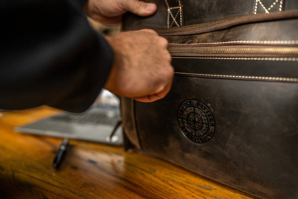 Mossy Oak Bottomland Leather Briefcase