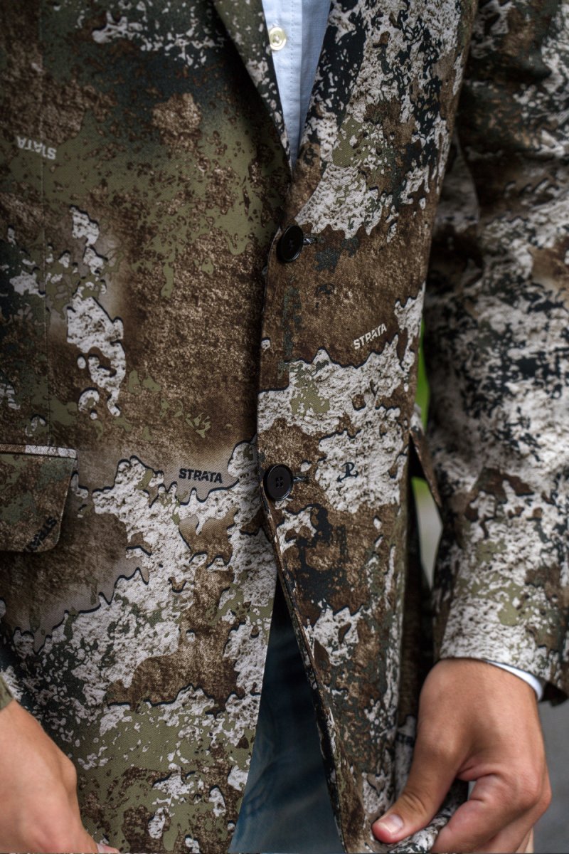TrueTimber® STRATA Camouflage Blazer for Men – Perfect Pattern Sportcoats