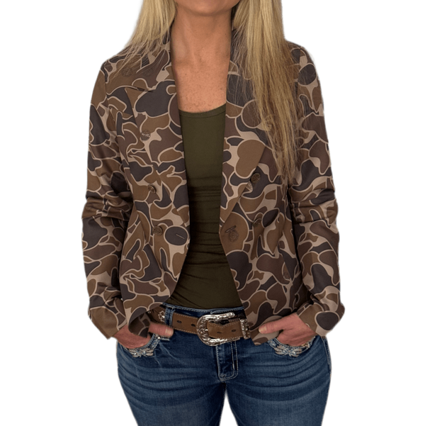 Women’s Old School Camo Blazer
