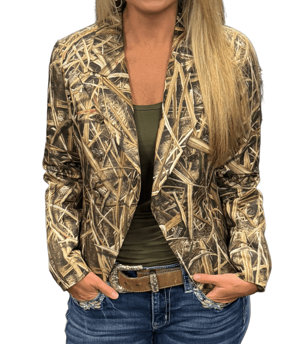 Women's Shadow Grass Blades Blazer